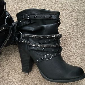 Not Rated Black Booties